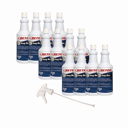 Betco Liquid Cleaners & Detergents, Ammonia, 12 PK 1081200